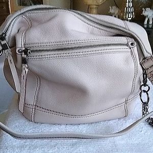 The Sak cream soft leather handbag